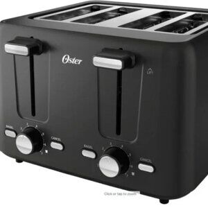 OSTER 4 Slice Toaster - Black (NEW WITH BOX)